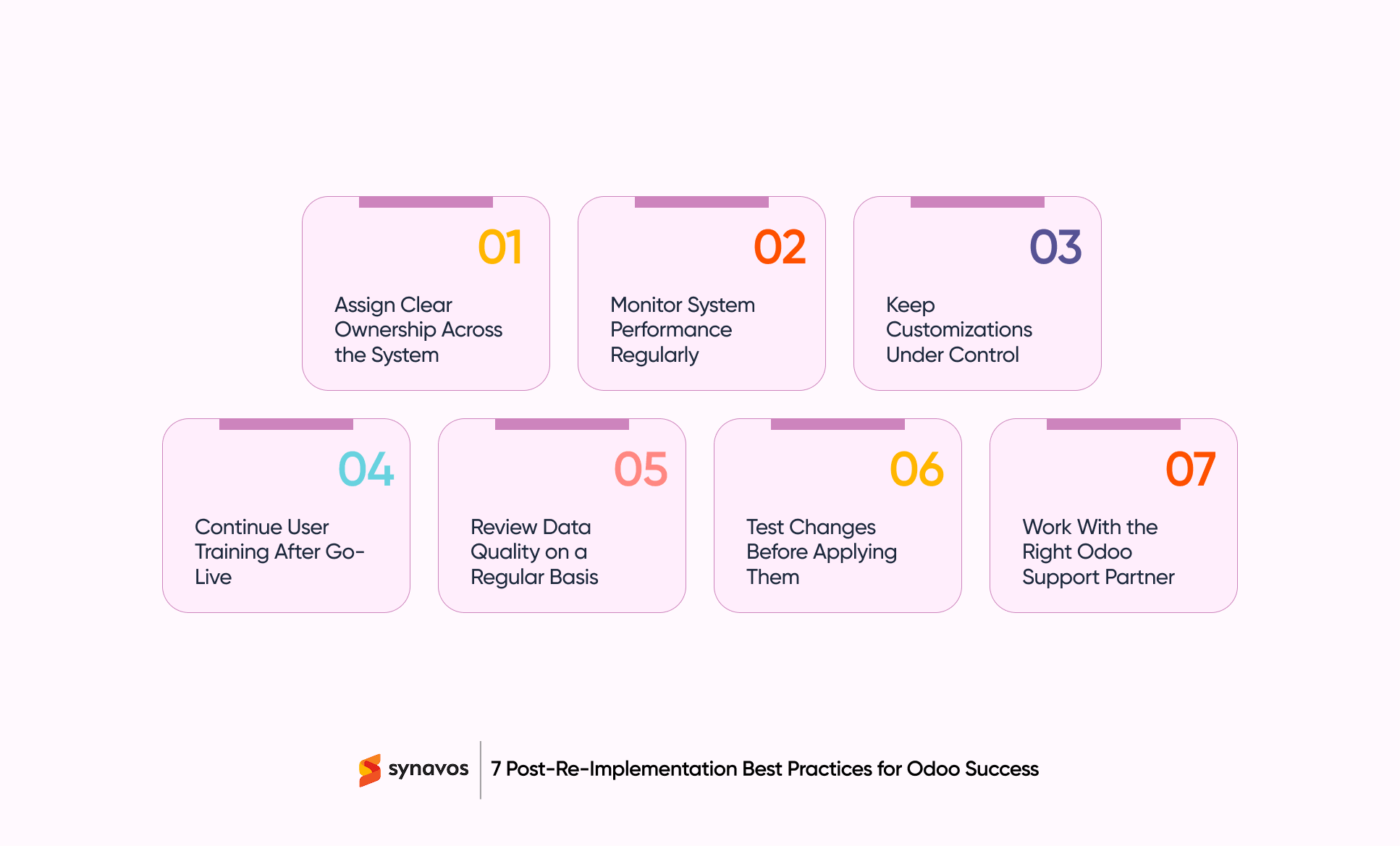 7 Post Re-Implementation Best Practices for Odoo Success